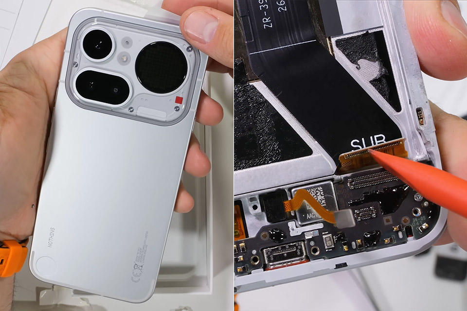 JerryRigEverything Nothing Phone 4a Pro Teardown Durability Test