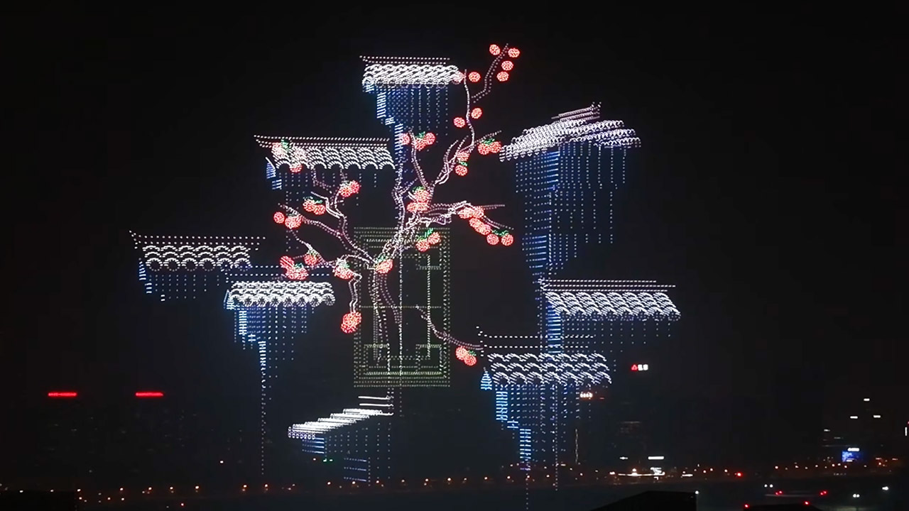 EHang Guinness World Record Most Drones 2026