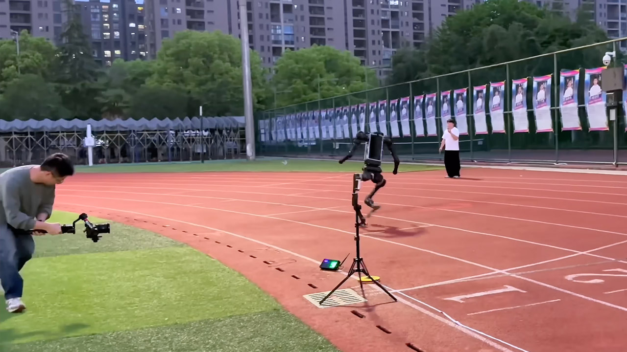 Unitree H1 Humanoid Robot Sprinting Record 10m/s