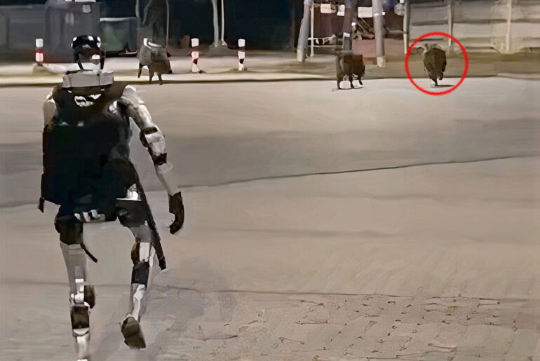 Unitree G1 Humanoid Robot Chasing Wild Boars Poland