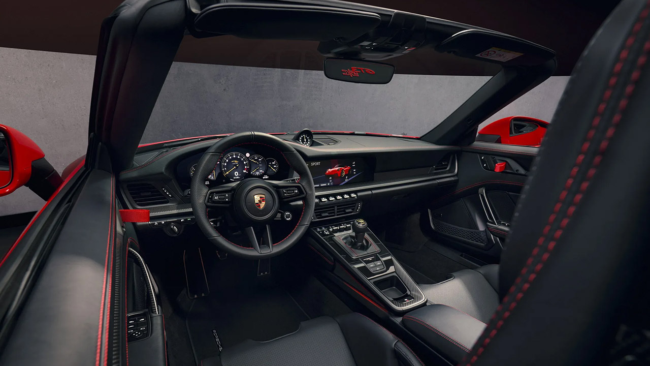 2027 Porsche 911 GT3 S/C Roadster Interior