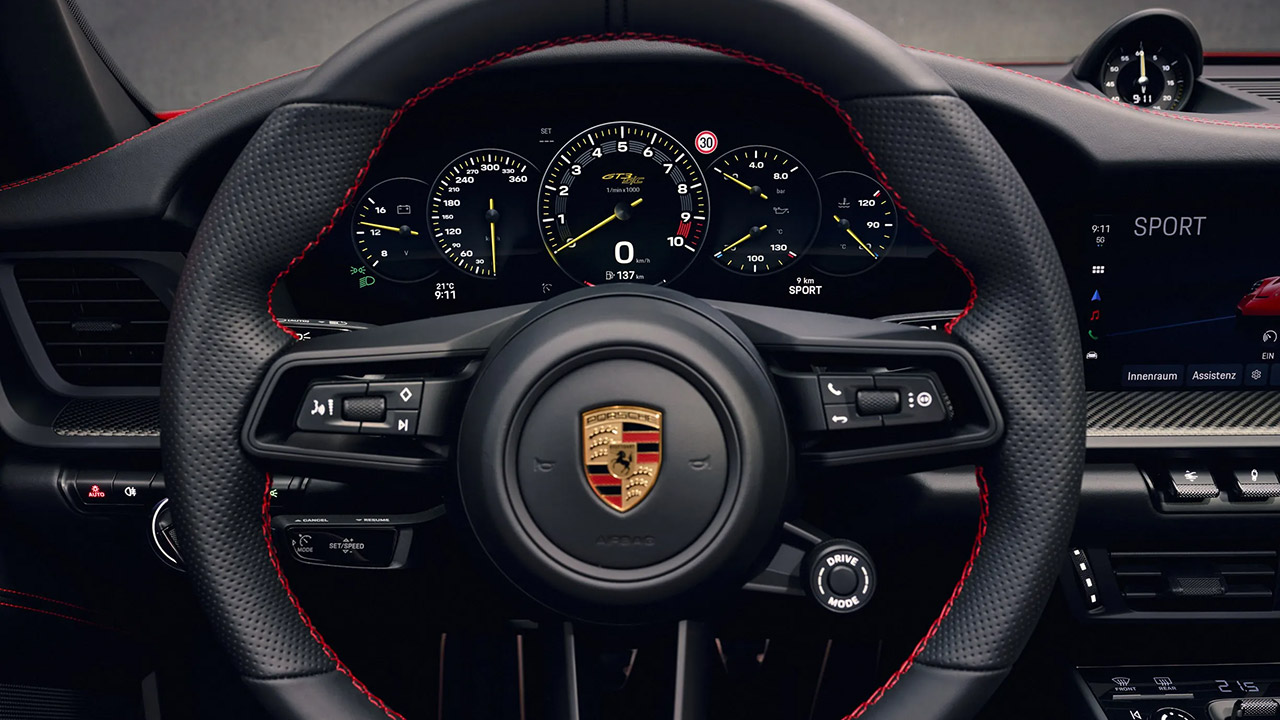 2027 Porsche 911 GT3 S/C Roadster Interior