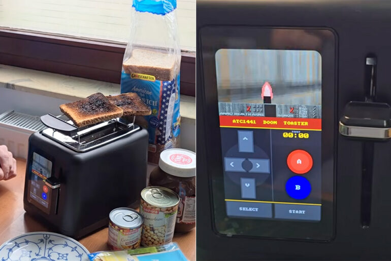 DOOM Game Toaster Mod