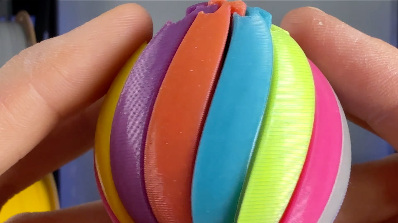 CMYK Four Filament Color 3D Printing