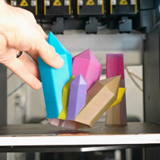 Color 3D-Printing Four Spools