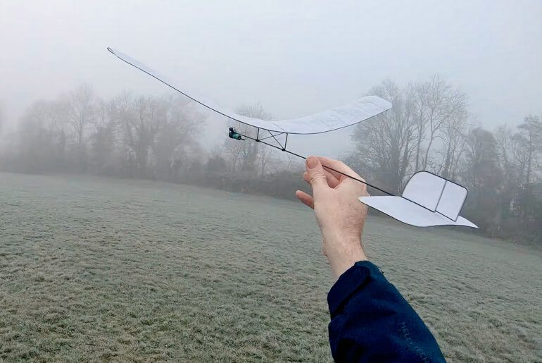 Tom Stanton Electric Wind-Up Plane Hand-Cranked