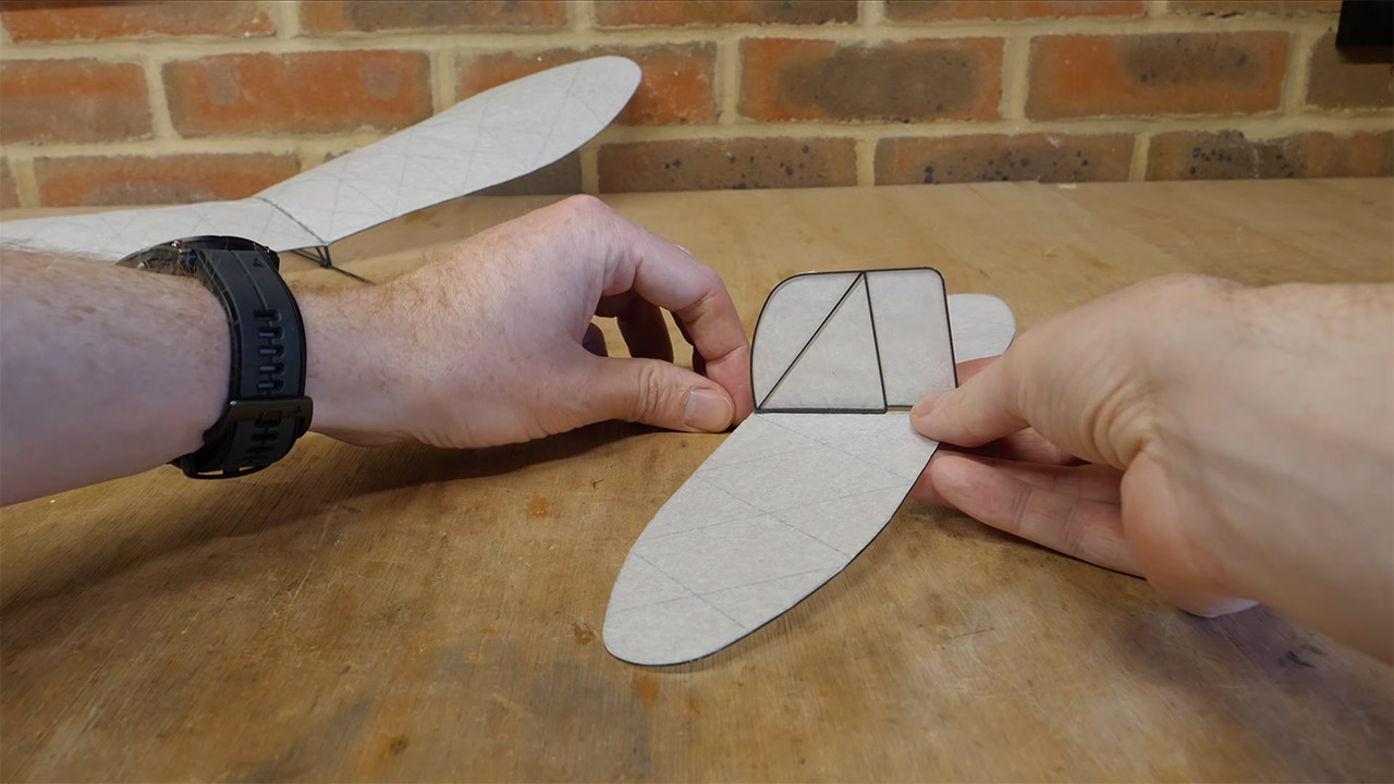 Tom Stanton Electric Wind-Up Plane Hand-Cranked