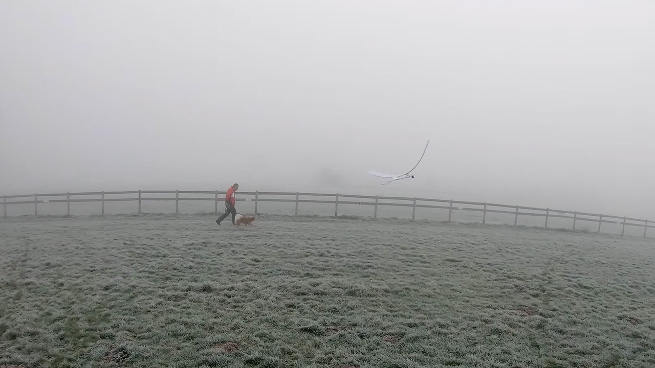 Tom Stanton Electric Wind-Up Plane Hand-Cranked