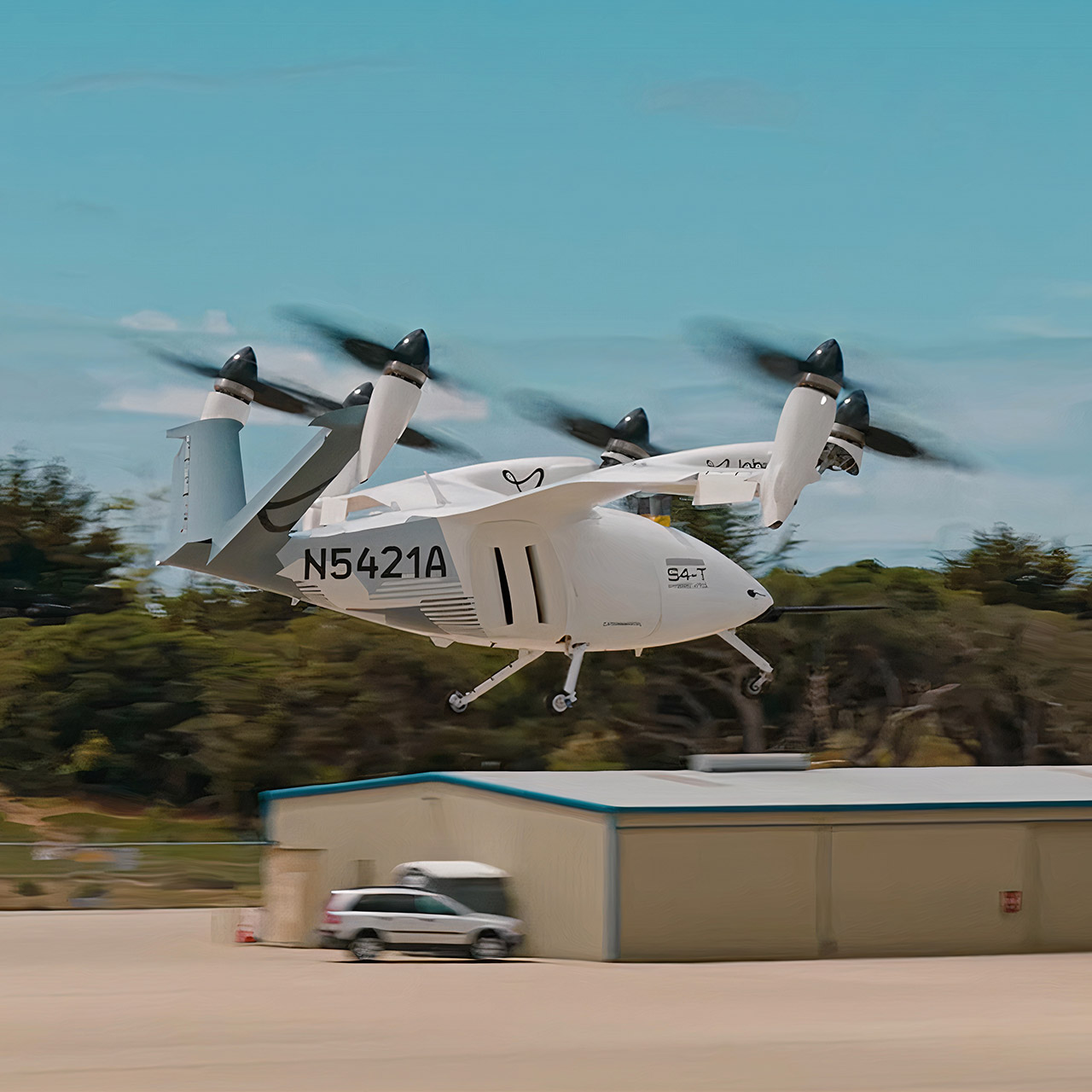 Joby Aviation eVTOL Aircraft Transition Hover Forward Flight