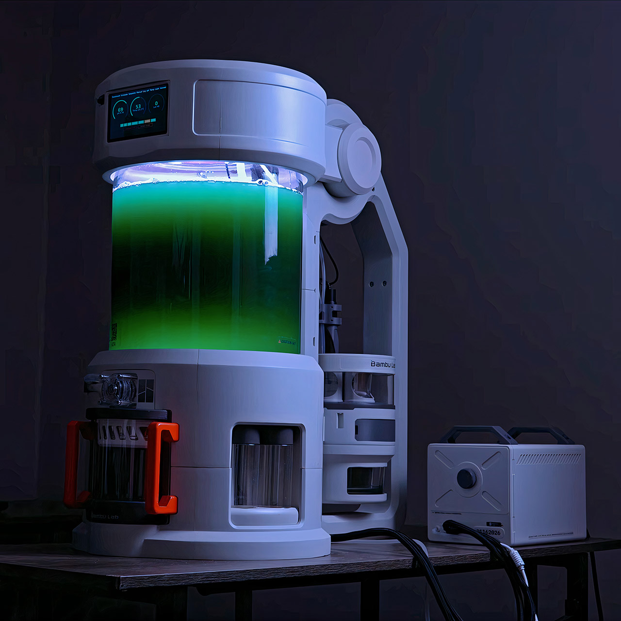 3D-Printed Photobioreactor Algae Production