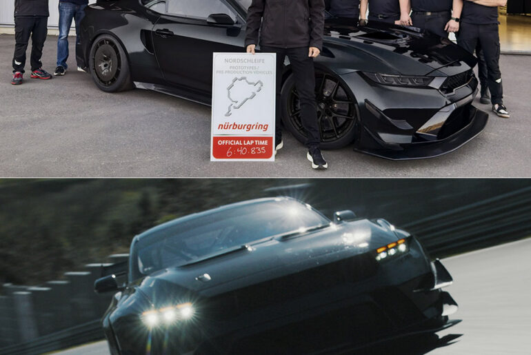 Ford Mustang GTD Nurburgring Record Run Lap