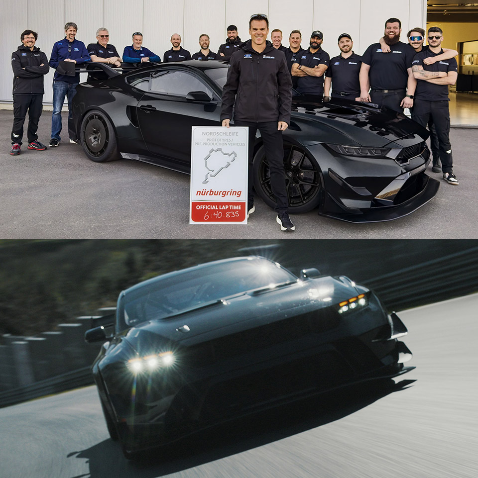 Ford Mustang GTD Nurburgring Record Run Lap