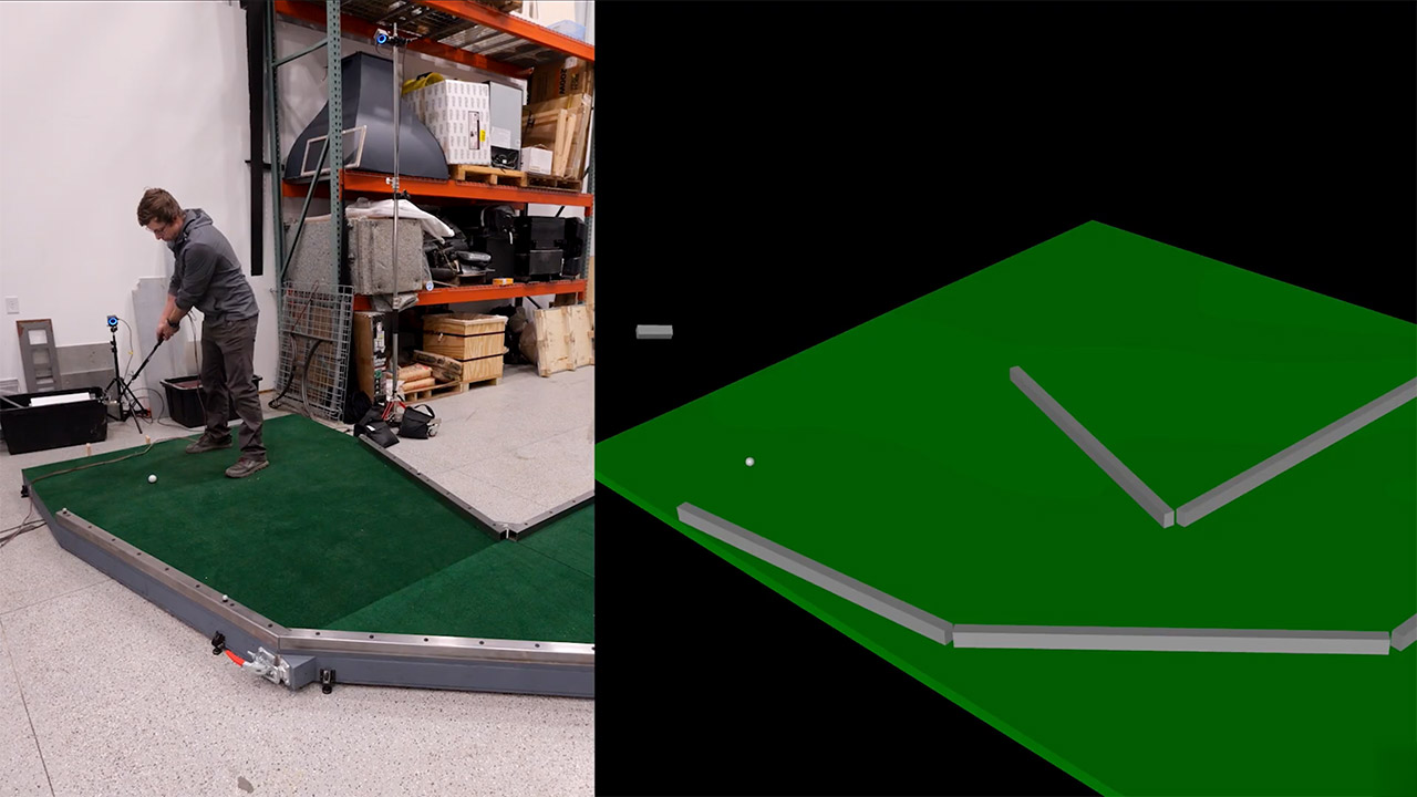 StuffMadeHere Robotic Golf Club Sink Shots