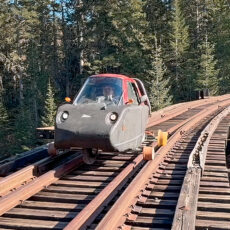Abandoned Railroads Electric Rail Car