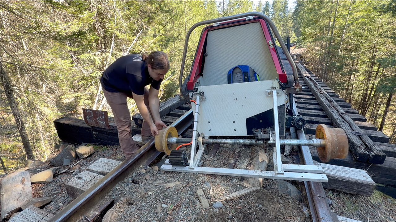 Abandoned Railroads Electric Rail Car