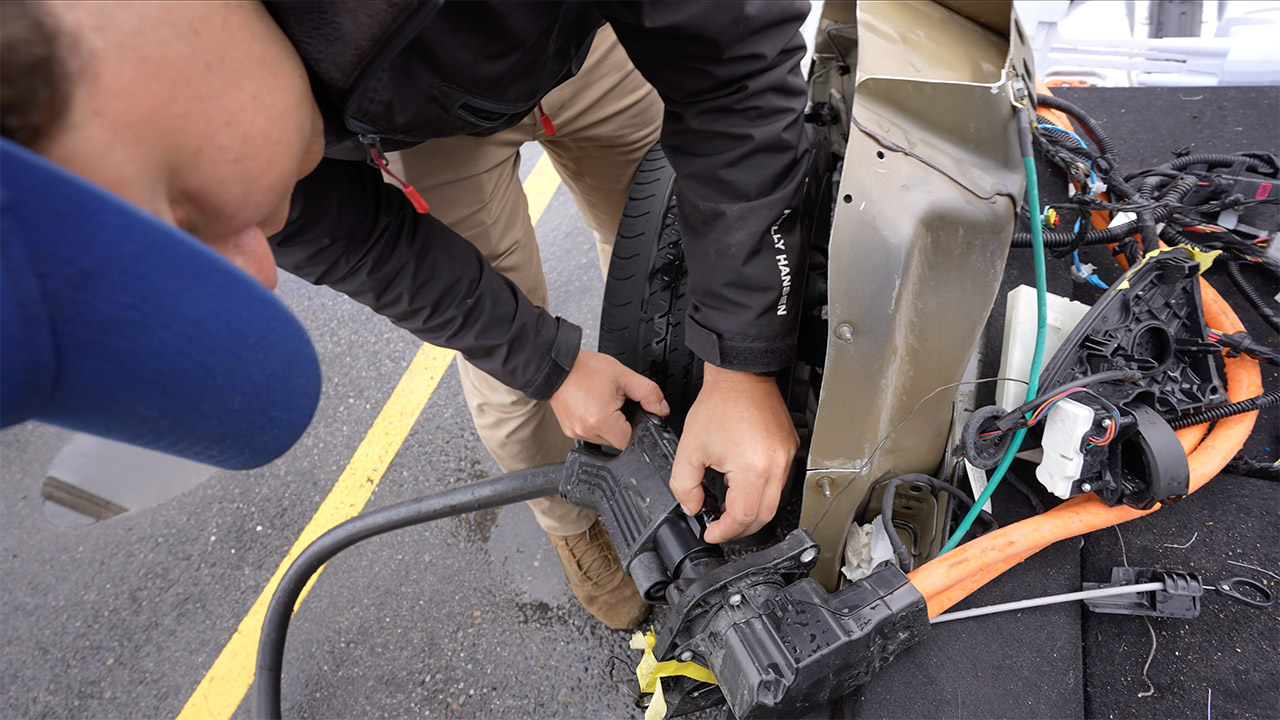 Remmy Evans Wrecked Tesla Go-Kart