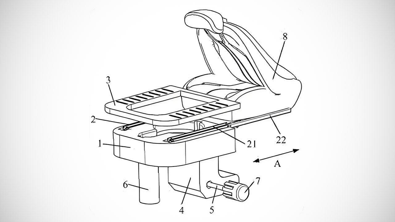 Aito Seres Slide-Out Toilet In-Car