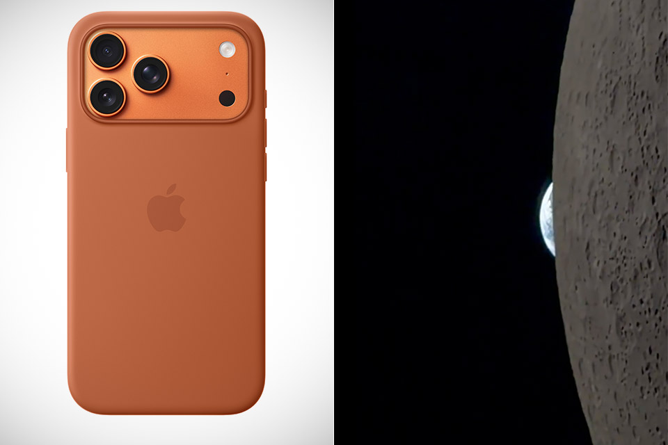 Reid Wiseman Earth Setting iPhone 17 Pro Max Artemis II