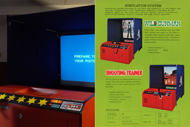 Nintendo Wild Gunman Arcade FMV Cabinet