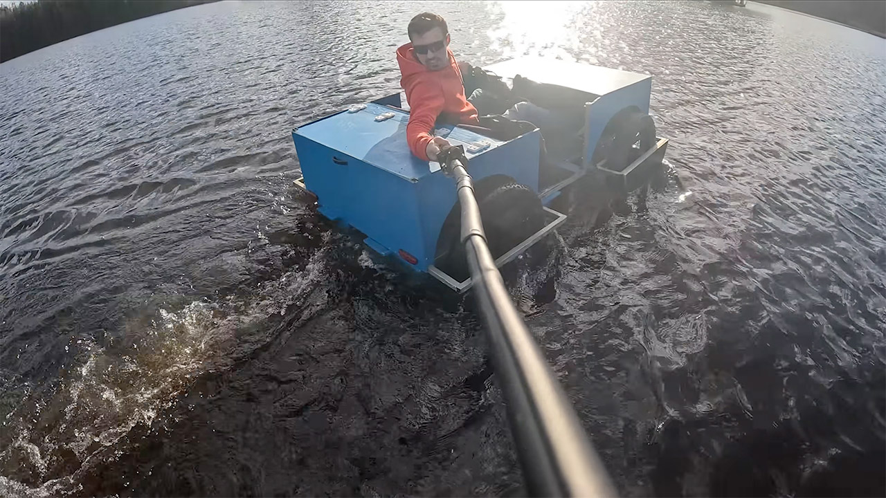 RC Life On DIY Amphibious Car