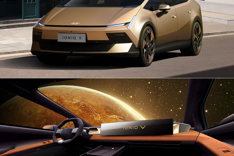 Hyundai IONIQ V EV Beijing Auto Show Reveal
