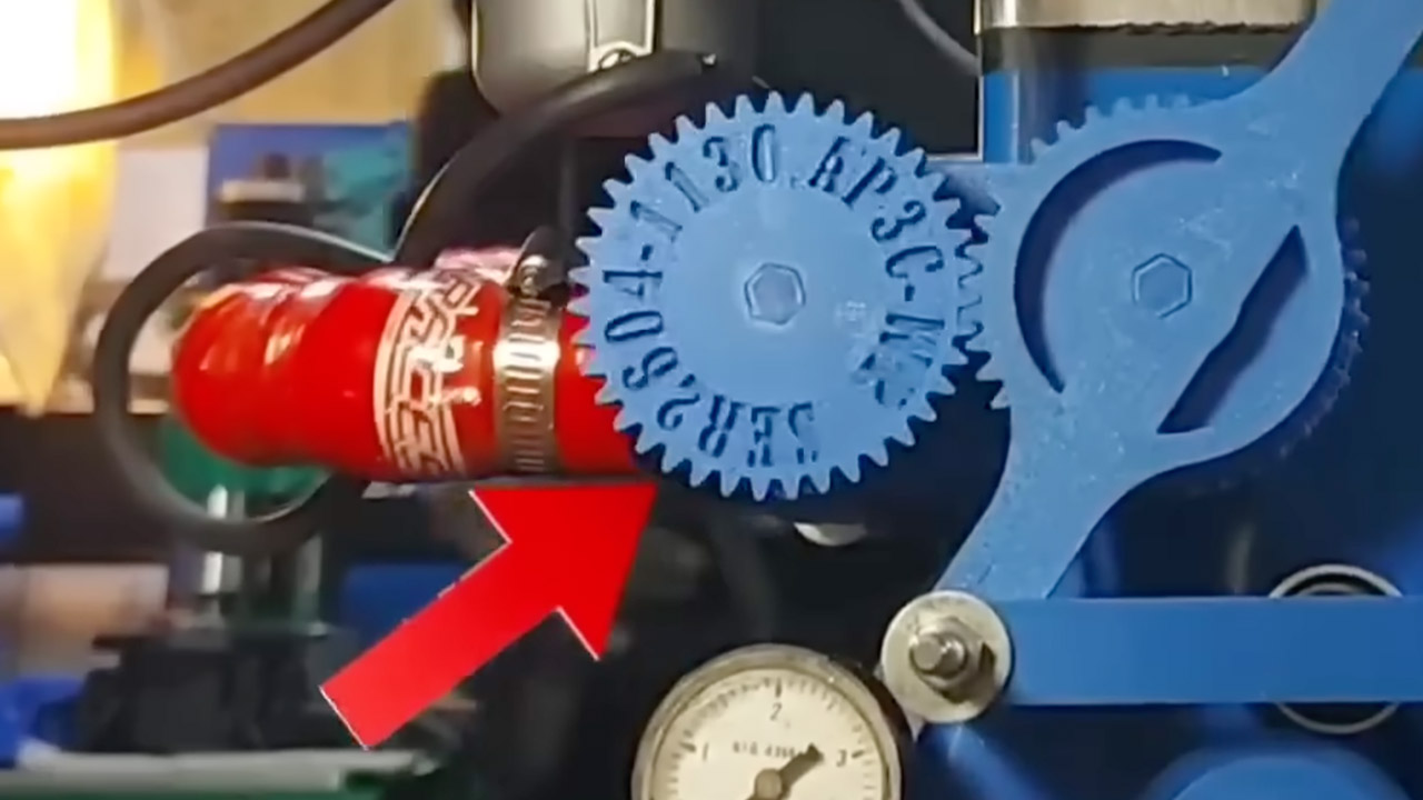 3D-Printed Working Engine