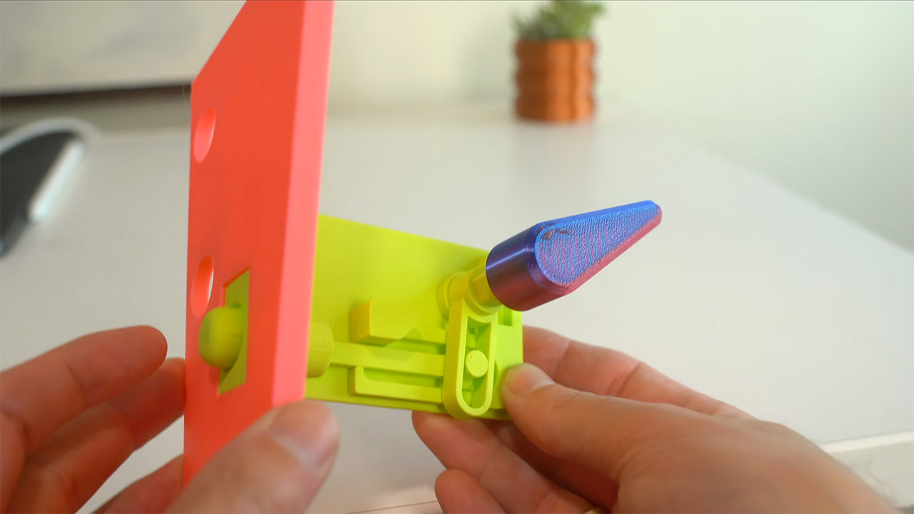 Fully Mechanical 3D-Printed Pinball Machine Galactic Odyssey