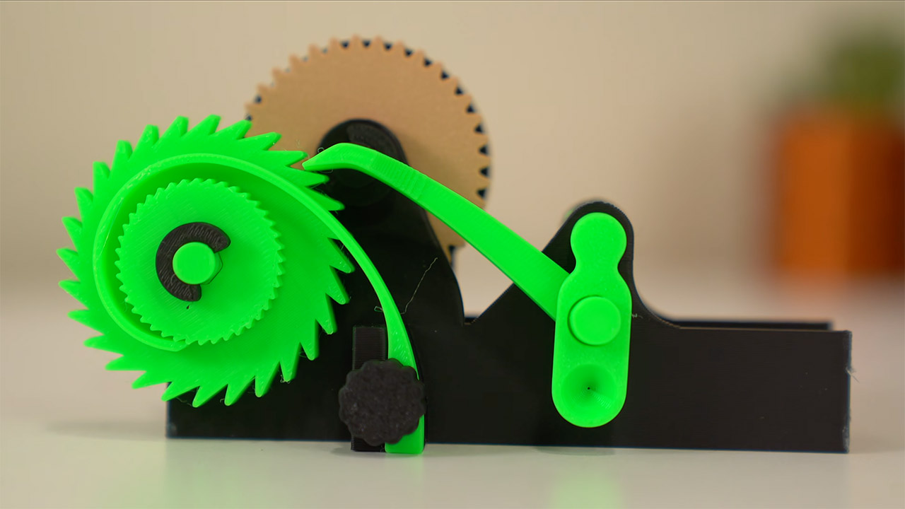 Fully Mechanical 3D-Printed Pinball Machine Galactic Odyssey