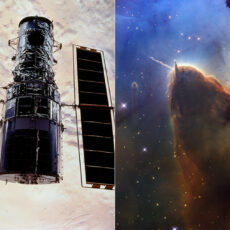 Hubble Telescope Trifid Nebula 36-Year Anniversary