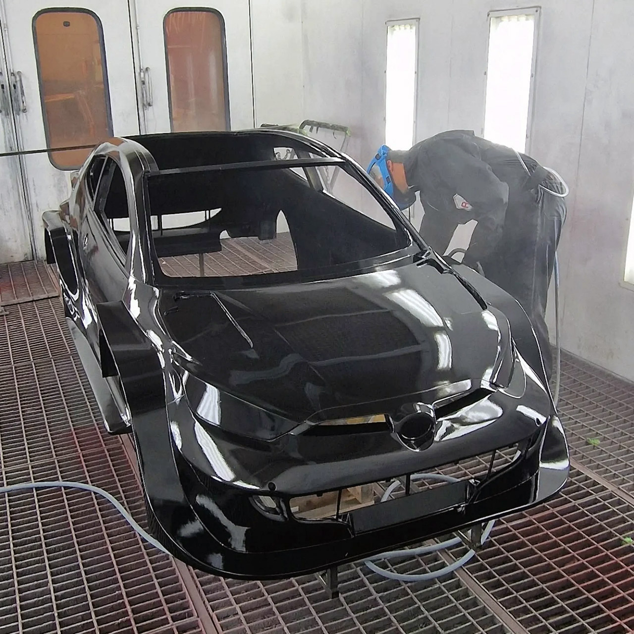 Miniature Toyota Yaris WRC Rally Car