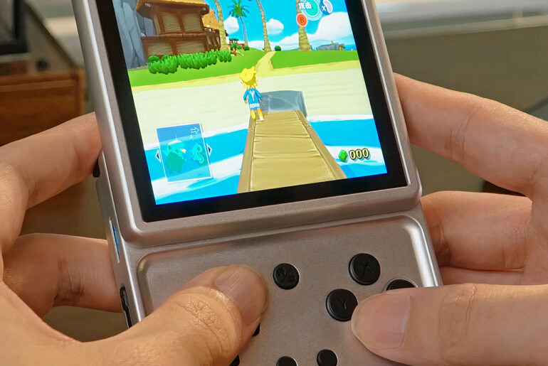 Anbernic RG Rotate Handheld Unboxing Extended Gameplay