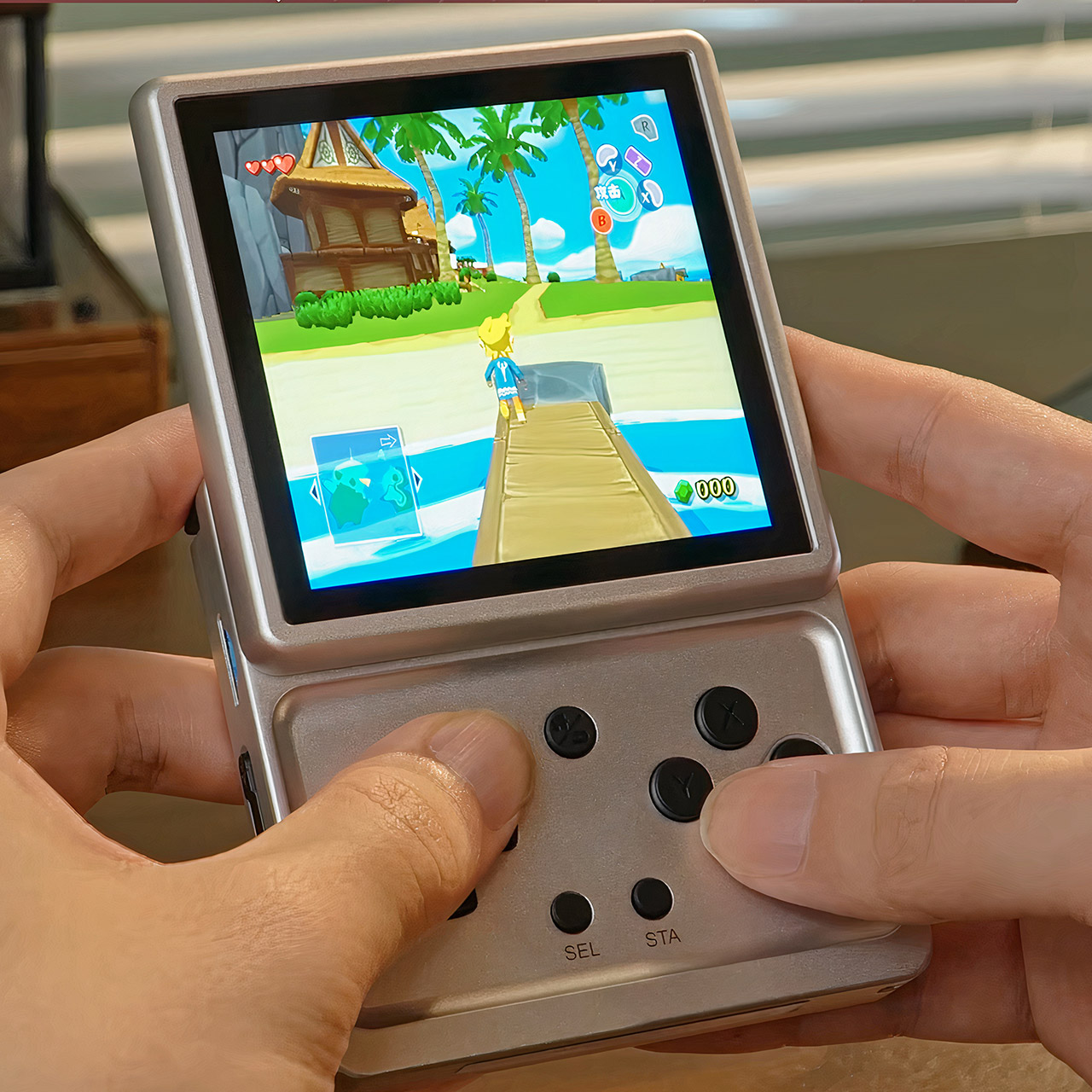 Anbernic RG Rotate Handheld Unboxing Extended Gameplay