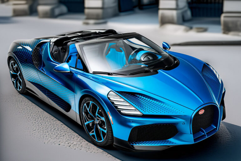 StradMan Bugatti W16 Mistral Fly Bug Hypercar