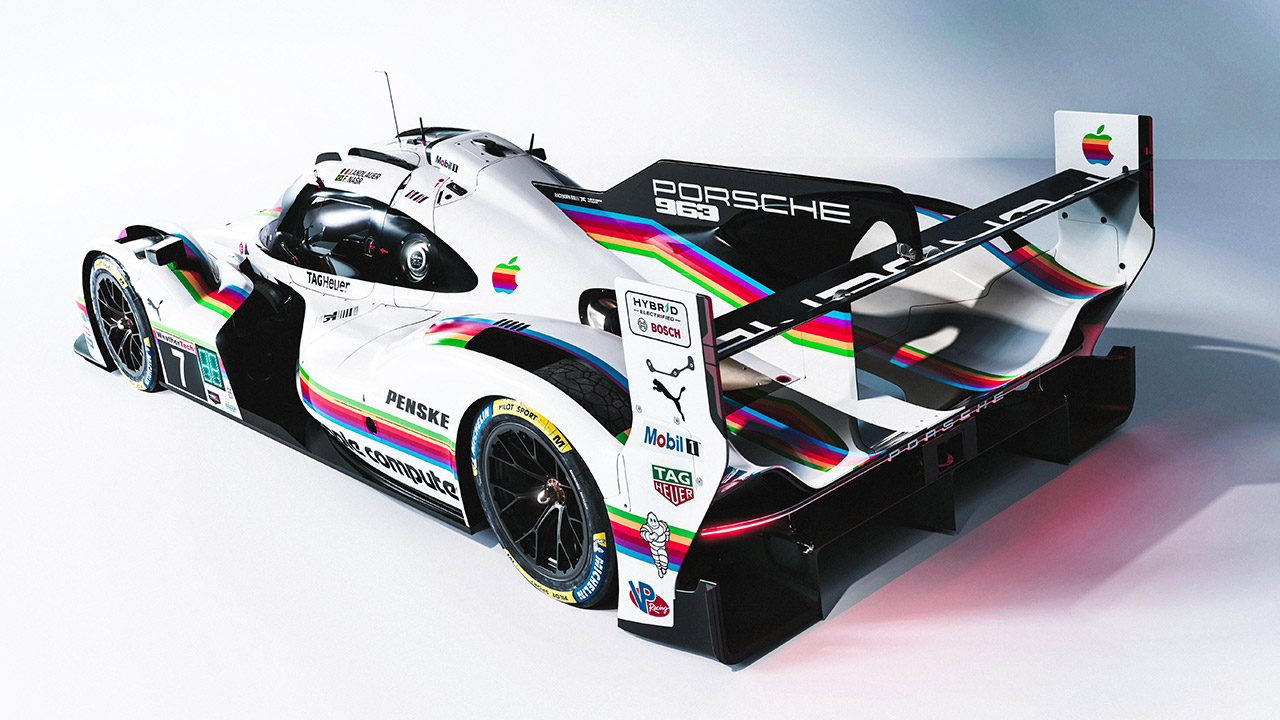 Porsche 963 Apple Computer Livery Laguna Seca