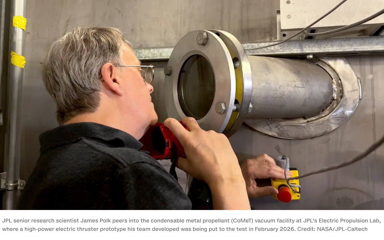 NASA Lithium Fed Thruster Electric