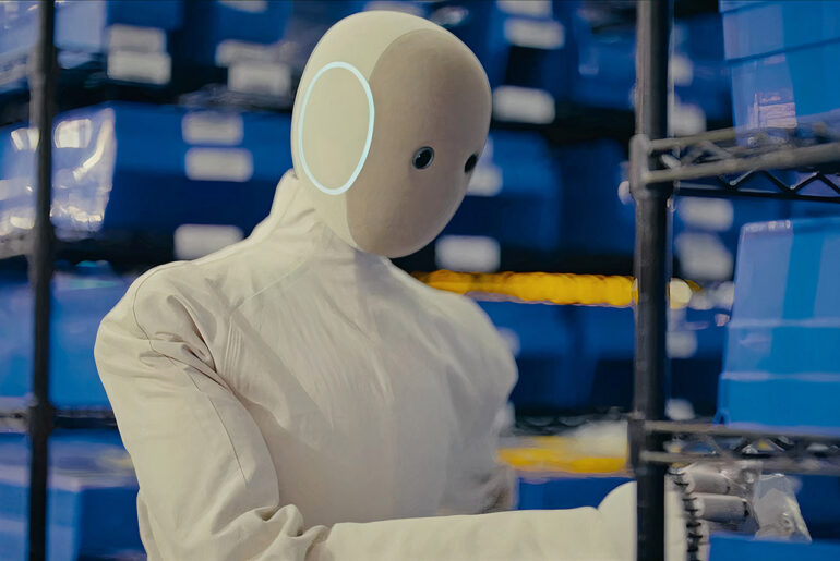 1X Hayward Factory Tour NEO Humanoid Robot