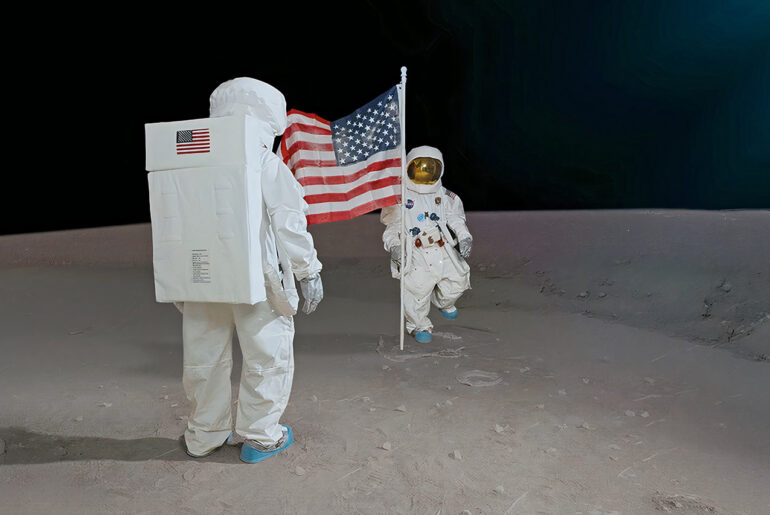 Recreating NASA Apollo Moon Landing at Home