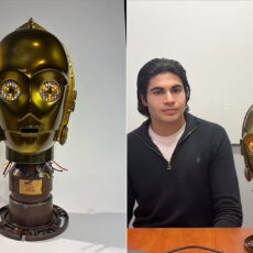 AI Talking C-3PO Head