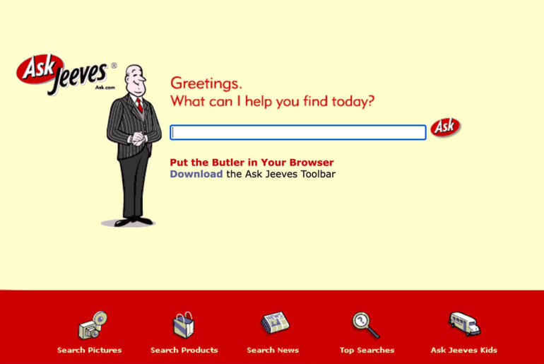 AskJeeves Shut Down History