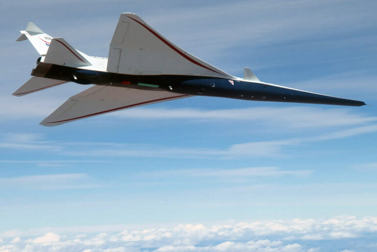 NASA X-59 Jet Flight Test Mojave