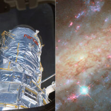 Hubble Space Telescope NGC 3137 Spiral Galaxy