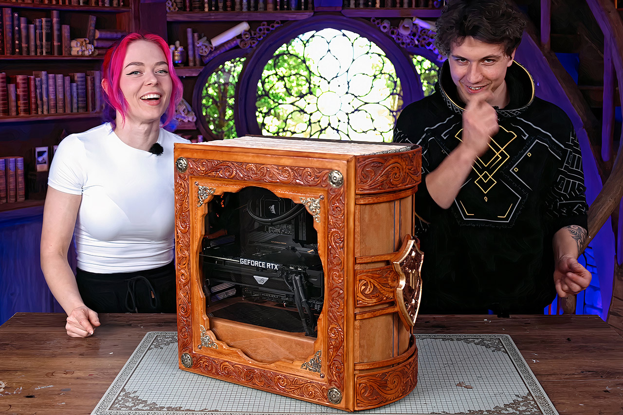 Nerdforge Book-Inspired PC Case Mod