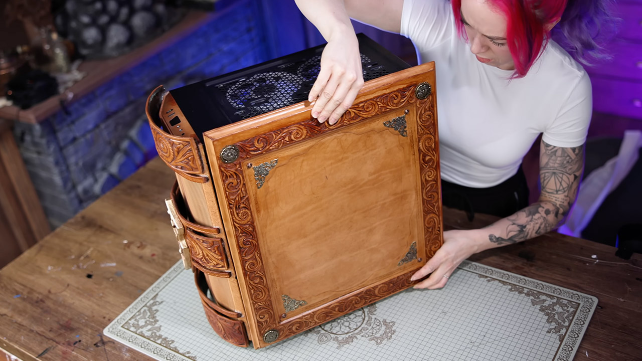 Nerdforge Book Inspired PC Case Mod