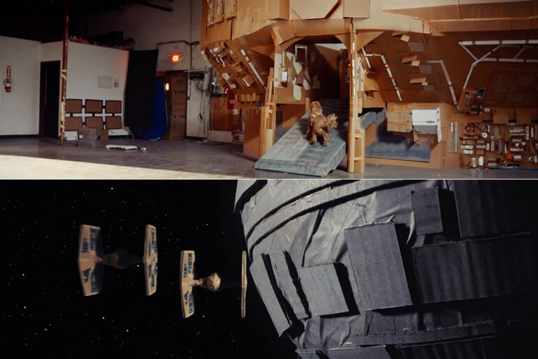 Zach King Star Wars Movie Recreation Cardboard