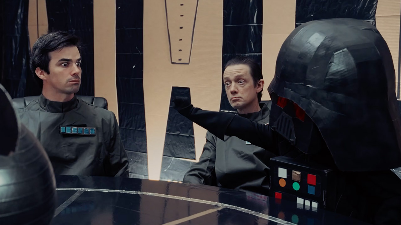 Zach King Star Wars Movie Recreation Cardboard