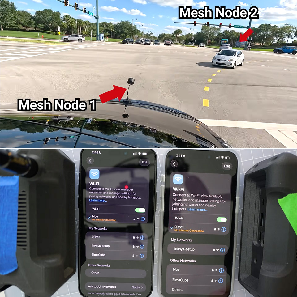 FaceTime Off-Grid HaLow Mesh Network Zero Internet
