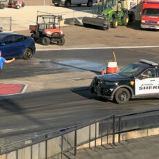 Tesla Model Y Ford Police Interceptor Drag Race