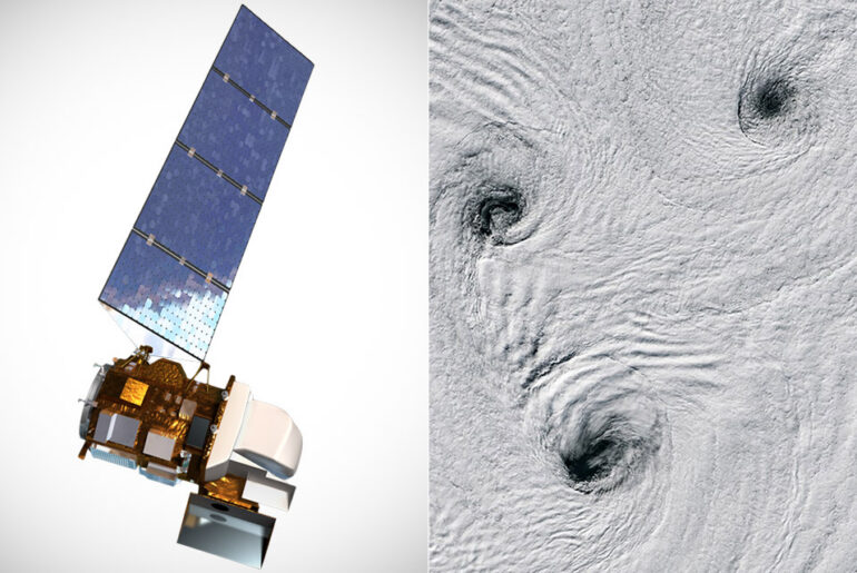 Landsat 8 Satellite Southern Ocean Sea of Spinning Clouds Vortices