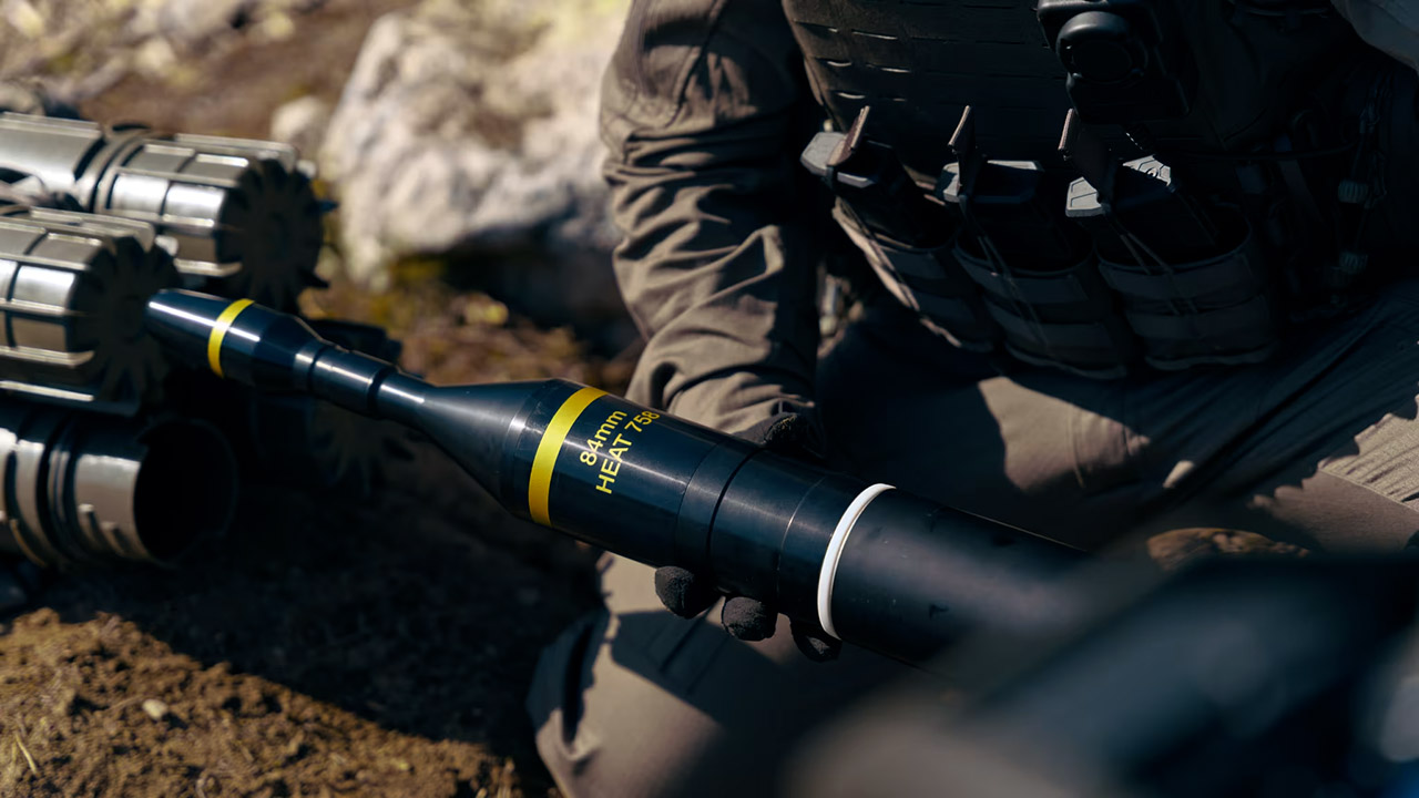 Saab Heat 758 Round Anti-Tank Carl-Gustaf