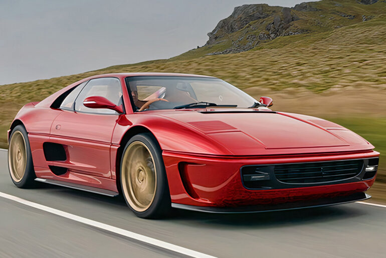Evoluto 355 Ferrari F355 Restomod Top Gear Test Drive